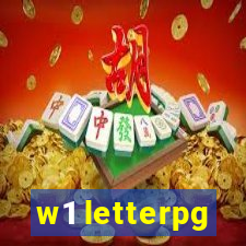 w1 letterpg